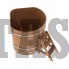 Купель для бани и сауны Bentwood угловая из дуба (1,31Х1,31 H=1,20)