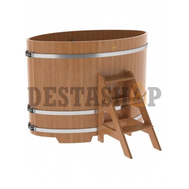 Купель для бани и сауны Bentwood овальная из дуба (1,02Х1,68 H=1,20)