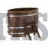 Купель для бани и сауны Bentwood овальная из сращенных ламелей лиственницы (0,80Х1,42 H=1,0)