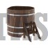 Купель для бани и сауны Bentwood угловая из дуба (1,10Х1,10 H=1,0)