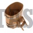 Купель для бани и сауны Bentwood овальная из лиственницы (0,76Х1,16 H=1,10)