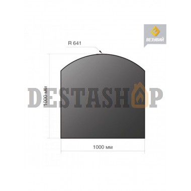 Лист напольный Везувий 1000Х1000Х2 R 641