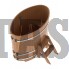Купель для бани и сауны Bentwood овальная из дуба (0,80Х1,42 H=1,10)