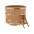 Купель для бани и сауны Bentwood круглая из лиственницы (D=1,80 H=1,40)