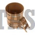 Купель для бани и сауны Bentwood круглая из лиственницы (D=1,17 H=1,40)