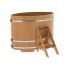 Купель для бани и сауны Bentwood овальная из лиственницы (1,08Х1,75 H=1,20)