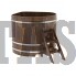 Купель для бани и сауны Bentwood угловая из сращенных ламелей лиственницы (1,53Х1,53 H=1,2)