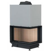 Каминная топка Brunner Eck-Kamin 45/67/44 R, с подъемом (угловое стекло)