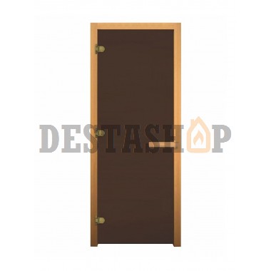Дверь для бани/сауны LK ДС Бронза Матовая 1700х700мм Доставка по РФ