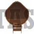 Купель для бани и сауны Bentwood угловая из дуба (1,10Х1,10 H=1,10)