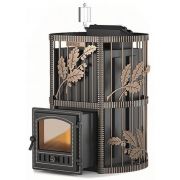 Дровяная печь для бани Эверест Inox 20 (280) Ковка Дровяная печь для бани Эверест Inox 20 (280) Ковка