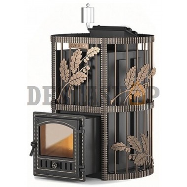 Дровяная печь для бани Эверест Inox 20 (280) Ковка