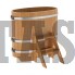Купель для бани и сауны Bentwood овальная из лиственницы (0,59Х1,06 H=1,0)