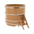 Купель для бани и сауны Bentwood круглая из лиственницы (D=1,50 H=1,40)