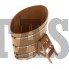 Купель для бани и сауны Bentwood овальная из лиственницы (1,02Х1,68 H=1,40)