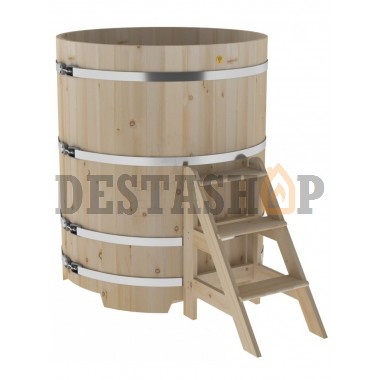 Купель для бани и сауны Bentwood круглая из кедра (D=1,17 H=1,40)
