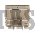 Купель для бани и сауны Bentwood угловая из кедра (1,31Х1,31 H=1,10)