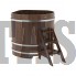 Купель для бани и сауны Bentwood угловая из дуба (1,31Х1,31 H=1,20)