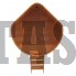 Купель для бани и сауны Bentwood угловая из сращенных ламелей лиственницы (1,53Х1,53 H=1,2)