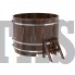 Купель для бани и сауны Bentwood круглая из лиственницы (D=1,50 H=1,10)