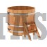 Купель для бани и сауны Bentwood круглая из сращенных ламелей лиственницы (D=1,17 H=1,0)