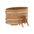 Купель для бани и сауны Bentwood овальная из лиственницы (1,08Х1,75 H=1,0)