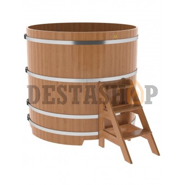 Купель для бани и сауны Bentwood круглая из дуба (D=1,50 H=1,40)