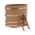 Купель для бани и сауны Bentwood овальная из дуба (1,02Х1,68 H=1,40)