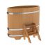 Купель для бани и сауны Bentwood овальная из лиственницы (0,69Х1,31 H=1,10)