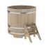 Купель для бани и сауны Bentwood круглая из кедра (D=1,17 H=1,10)