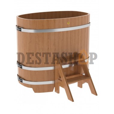 Купель для бани и сауны Bentwood овальная из дуба (0,76Х1,16 H=1,10)