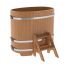 Купель для бани и сауны Bentwood овальная из дуба (0,76Х1,16 H=1,10)