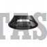 Камин Traforart Doria открытый, двухсторонний, без системы вращ., черный