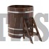Купель для бани и сауны Bentwood угловая из лиственницы (1,10Х1,10 H=1,20)
