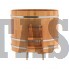 Купель для бани и сауны Bentwood круглая из сращенных ламелей лиственницы (D=1,50 H=1,2)