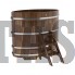 Купель для бани и сауны Bentwood овальная из сращенных ламелей лиственницы (1,02Х1,68 H=1,4)