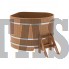 Купель для бани и сауны Bentwood угловая из дуба (1,53Х1,53 H=1,0)