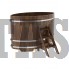 Купель для бани и сауны Bentwood овальная из сращенных ламелей лиственницы (1,15Х1,83 H=1,2)