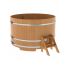 Купель для бани и сауны Bentwood круглая из лиственницы (D=1,80 H=1,10)