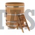 Купель для бани и сауны Bentwood круглая из лиственницы (D=1,17 H=1,40)
