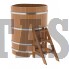 Купель для бани и сауны Bentwood угловая из дуба (1,10Х1,10 H=1,40)