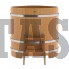 Купель для бани и сауны Bentwood угловая из лиственницы (1,10Х1,10 H=1,10)