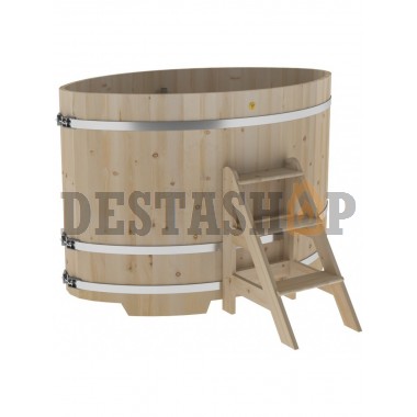 Купель для бани и сауны Bentwood овальная из кедра (1,08Х1,75 H=1,20)