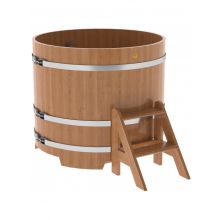 Купель для бани и сауны Bentwood круглая из дуба (D=1,17 H=1,0) Купель для бани и сауны Bentwood круглая из дуба (D=1,17 H=1,0)