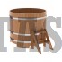 Купель для бани и сауны Bentwood круглая из дуба (D=1,17 H=1,0)