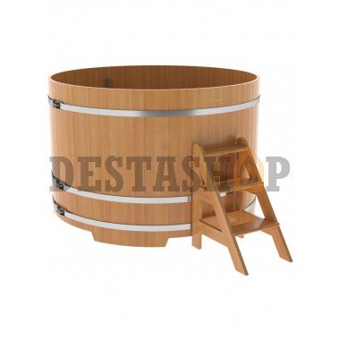 Купель для бани и сауны Bentwood круглая из лиственницы (D=1,80 H=1,20)