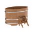 Купель для бани и сауны Bentwood овальная из дуба (1,02Х1,68 H=1,0)