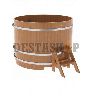 Купель для бани и сауны Bentwood круглая из дуба (D=1,50 H=1,10)
