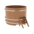 Купель для бани и сауны Bentwood круглая из дуба (D=1,50 H=1,10)