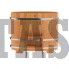 Купель для бани и сауны Bentwood овальная из сращенных ламелей лиственницы (0,69Х1,31 H=1,1)